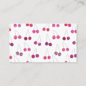 Cherry Baby shower Book Request Informatiekaartje (Achterkant)