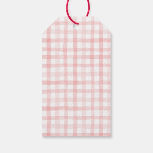 Cherry Baby Shower Cadeaulabel (Achterkant)