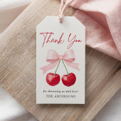 Cherry Baby Shower Cadeaulabel