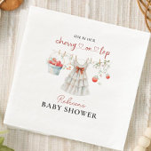 Cherry Baby shower servetten - Elegante Waterverf