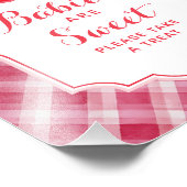 Cherry Baby shower Sign - Baby's zijn zoet Foto Afdruk (Hoek)