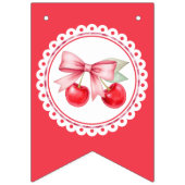 Cherry Baby shower Welkom Banner Decoratie (Tweede vlag)