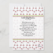 Cherry Baker Uitnodiging (Achterkant)