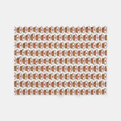 Cherry Bakewell Tart British Food UK Pastry Baking Fleece Deken (Voorkant (Horizontaal))