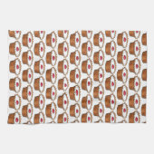 Cherry Bakewell Tart British Food UK Pastry Baking Theedoek (Horizontaal)