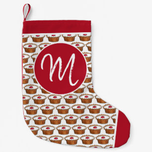 Cherry Bakewell Tart England British Food Sweet Kleine Kerstsok