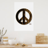 Cherry Bark Peace Poster (Keuken)