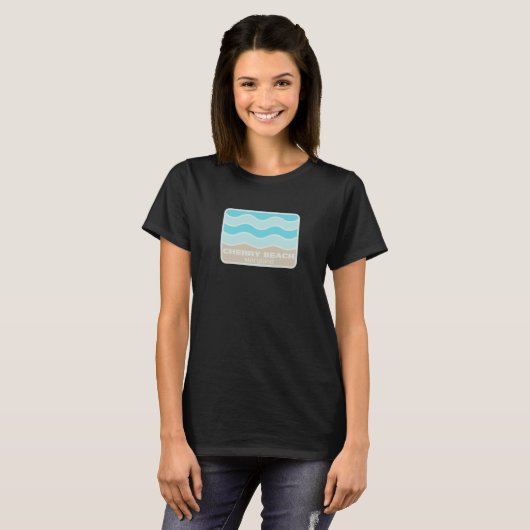 Cherry Beach Maryland Beach Vacation Souvenir T-shirt (Voorkant volledig)