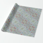 Cherry Berries Gift Wrap Cadeaupapier (Uitgerold)