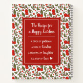  Cherry Berries Pattern 1st Cookbook Notitieboek (Achterkant)