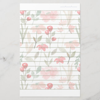 Cherry Berry Pattern-schrijfpapier met deksel Briefpapier