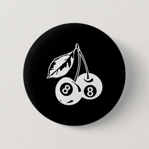 Cherry Billiards - Stijlvolle Pool Game Ronde Button 5,7 Cm