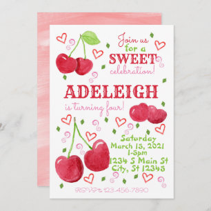 Cherry Birthday Kaart