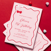 Cherry Birthday Party thema Volwassenen