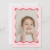 Cherry Birthday Party Theme Kinder Kaart (Achterkant)