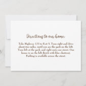 Cherry Black Forest Cake Slice Birthday Party Food Kaart (Achterkant)