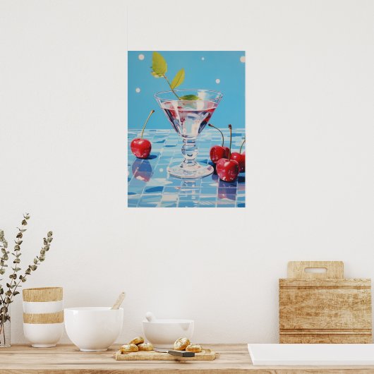 Cherry Bliss Poster (Keuken)