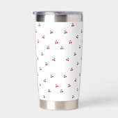 Cherry Bliss Stainless Steel Travel Tumbler Geïsoleerde Drinkbeker (Rechts)