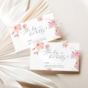 Cherry bloeit hoe groot de buik van mama is informatiekaartje