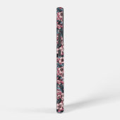 Cherry bloesem in roze en blauw samsung galaxy hoesje (Rechterkant)