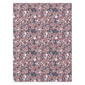 Cherry bloesem in roze en blauw tafelkleed (Voorkant)