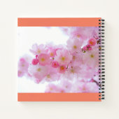 Cherry bloesems Flowers Spiral Notitieboek (Achterkant)