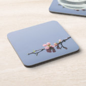 Cherry-bloesems op water bier onderzetter (Linkerzijde)