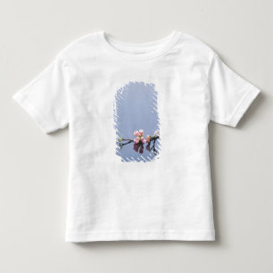 Cherry-bloesems op water kinder shirts