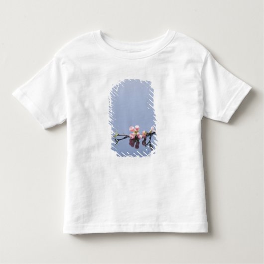 Cherry-bloesems op water kinder shirts (Voorkant)