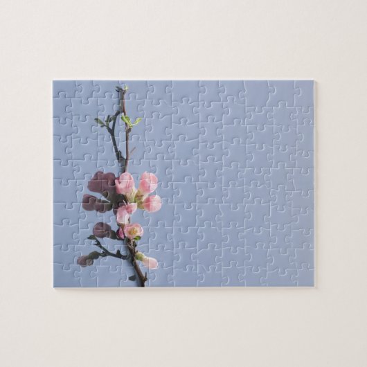 Cherry-bloesems op water legpuzzel (Horizontaal)