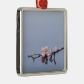 Cherry-bloesems op water metalen ornament (Rechts)