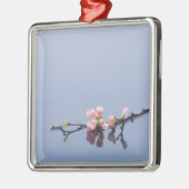 Cherry-bloesems op water metalen ornament (Links)