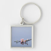 Cherry-bloesems op water sleutelhanger (Voorkant)