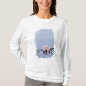 Cherry-bloesems op water t-shirt (Voorkant)