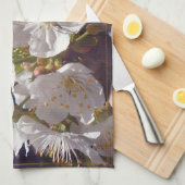 Cherry-bloesems. Vrolijk Pasen. Theedoek (Quarter Fold)