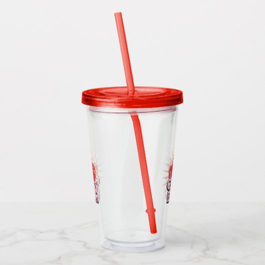 Cherry Bloom Acryl Drinkbeker (Links)