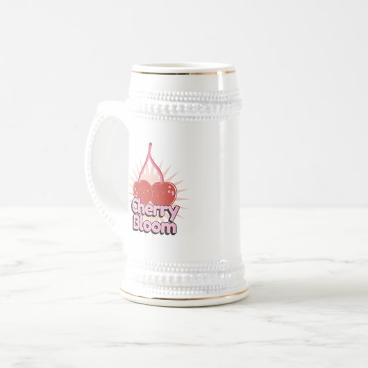 Cherry Bloom Bierpul (Voorkant links)