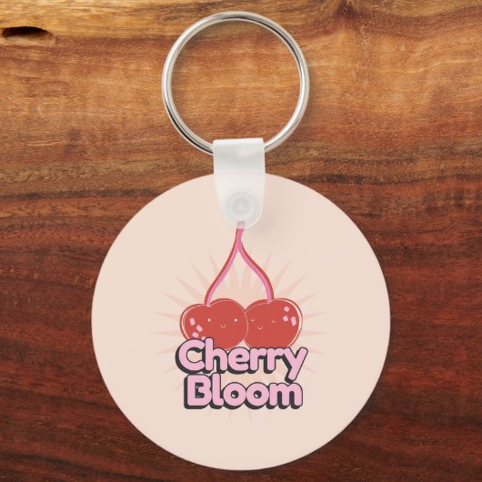 Cherry Bloom Keychain (Voorkant)