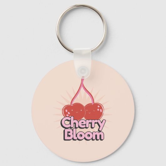 Cherry Bloom Keychain (Achterkant)