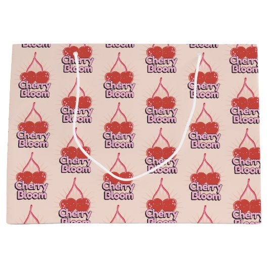 Cherry Bloom Large Gift Bag Groot Cadeauzakje (Voorkant)