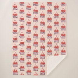 Cherry Bloom Sherpa Blanket Sherpa Deken