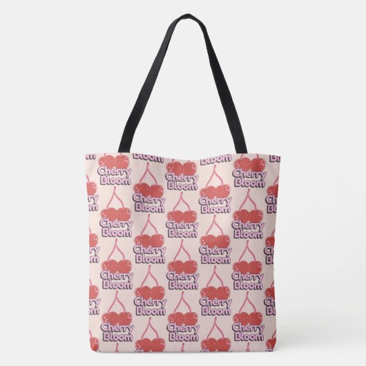 Cherry Bloom Tote Bag (Achterkant)