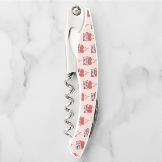 Cherry Bloom Waiter's Corkscrew Kurkentrekker (Voorkant)