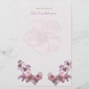 Cherry Blooms Stationery Briefpapier
