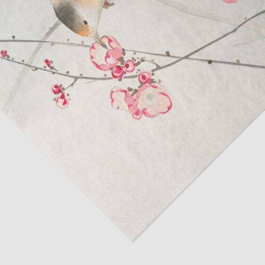 CHERRY-BLOSSEN MET BIRD-weefselpapier Tissuepapier (Detail)
