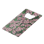 Cherry blossom 2 creditkaart flessenopener (Voorkant Gekanteld)