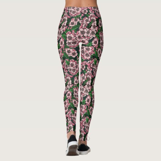 Cherry blossom 2 leggings (Achterkant)