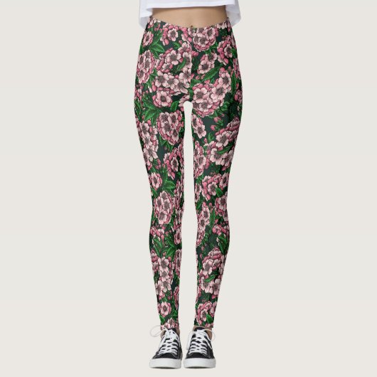 Cherry blossom 2 leggings (Voorkant)