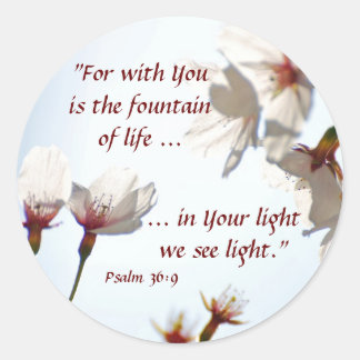 Cherry Blossom 2 Ronde Sticker