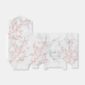 Cherry Blossom Abriot Marble Bedankt Bedankdoosjes (Uitgevouwen)